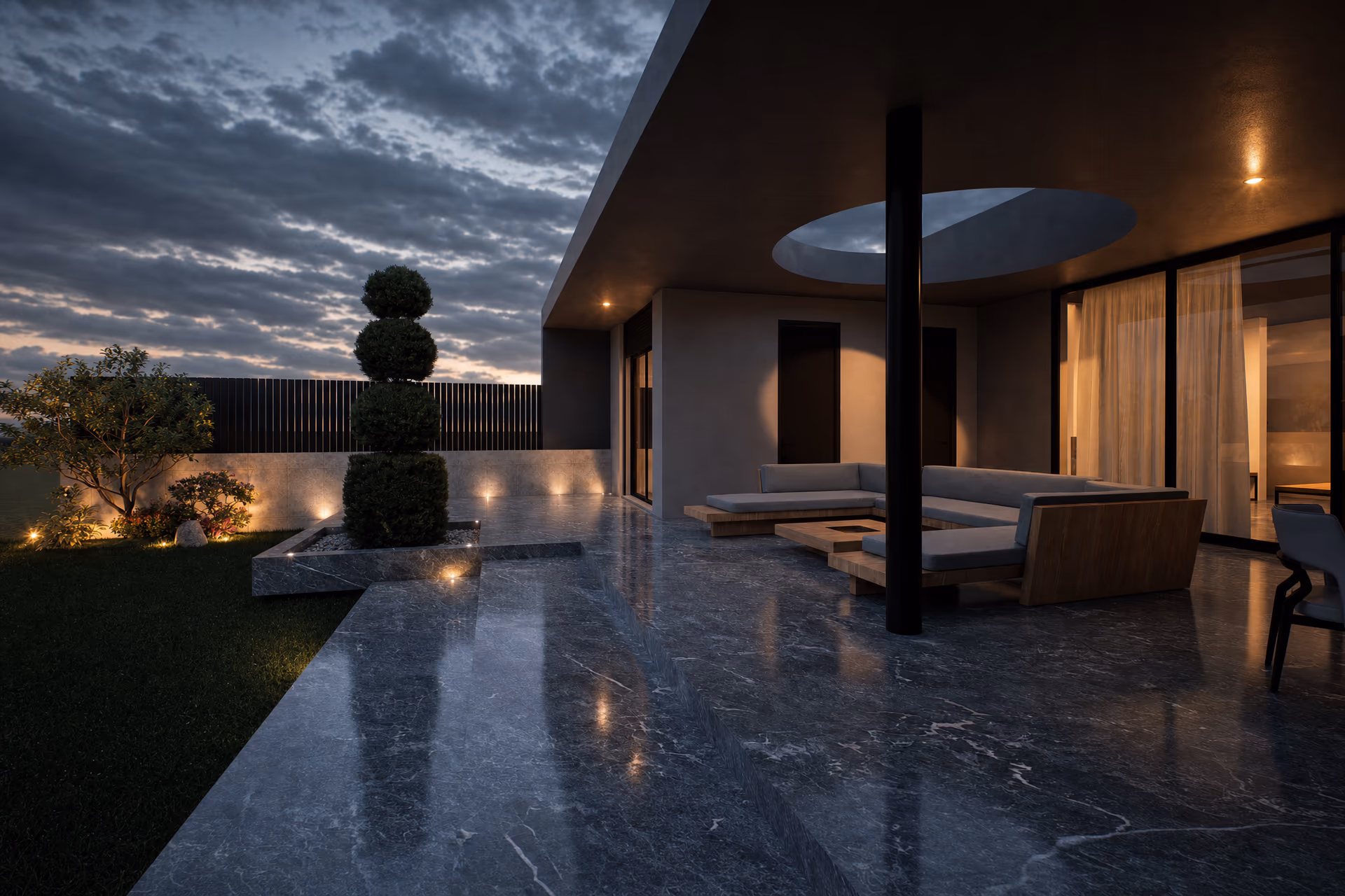 U Shaped Villa
